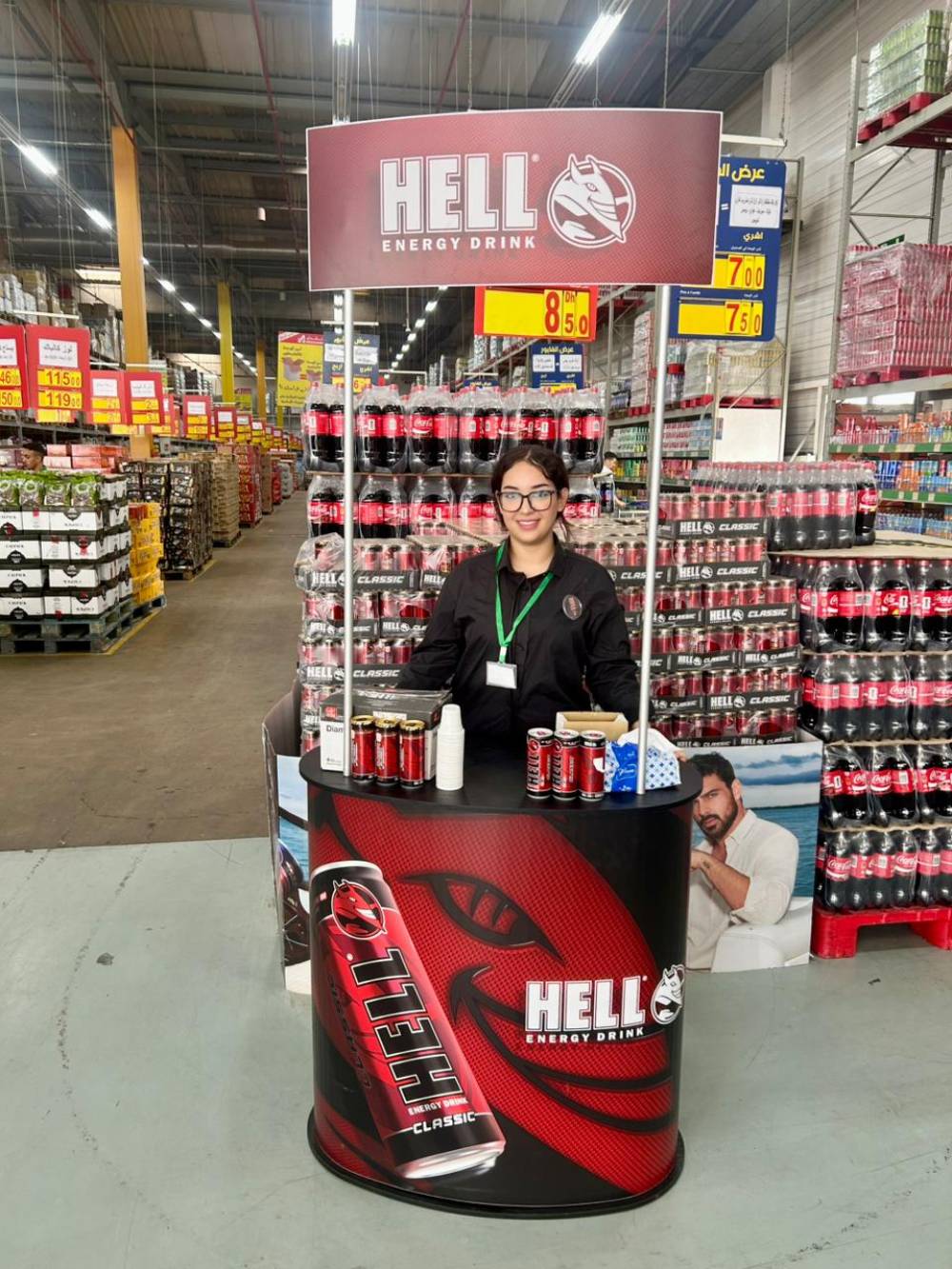 Activation Boisson Energétique Hell energy chez Atacadao