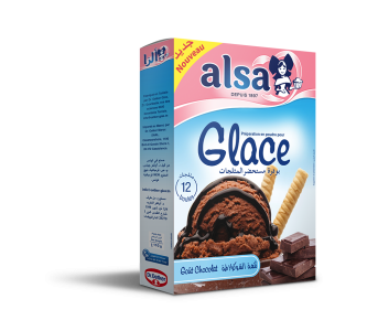 Poudre ALSA pour GLACE gout Chocolat