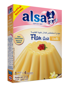 Flan ALSA Goût Vanille