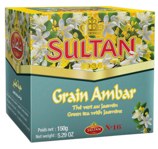 Thé vert Grain Ambar SULTAN au jasmin