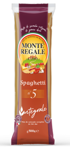 MONTE REGALE spaghetti integrale de semoul complete , de blé dur