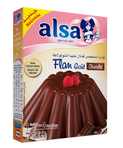 Flan ALSA Goût Chocolat
