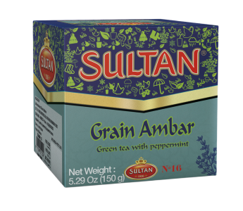 Thé vert Grain Ambar SULTAN à la menthe poivrée